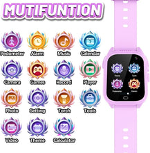 Load image into Gallery viewer, Multi-Feature Kids Smartwatch with Camera, Music &amp; Games - Waterproof Design