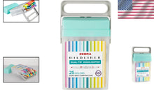 Load image into Gallery viewer, Mildliner Assorted Highlighters, Double-Ended with Chisel &amp; Fine Tips - 25 Pack