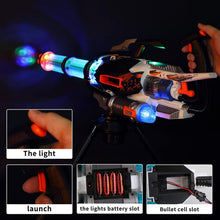 Load image into Gallery viewer, Motorized Blue Foam Dart Gun - 13m Range, 60 Darts, Perfect for Kids' Parties