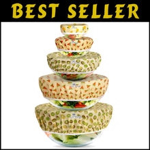 Load image into Gallery viewer, Fruity Theme Beeswax Food Covers - Elastic, Reusable, and Eco-Friendly Solution
