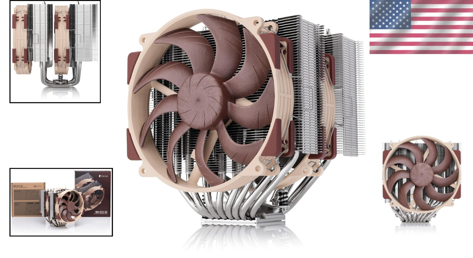 Dual Tower NH-D15 G2 with Superior Airflow and Easy Installation for Desktops