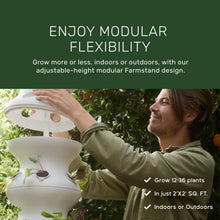 Load image into Gallery viewer, Medium Hydroponic Vertical Planter with 24 Pre-Sprouted Plants - Easy Gardening