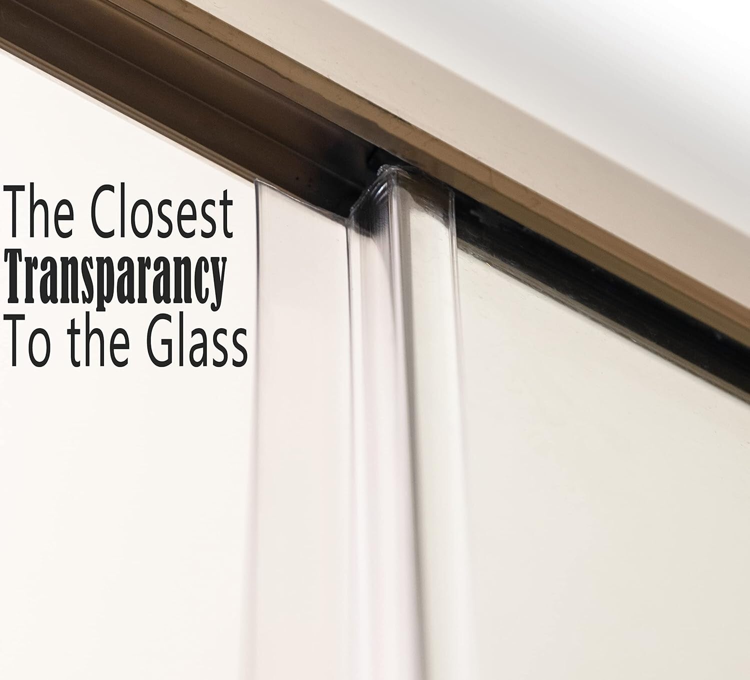 Customizable 78" Shower Door Seal Strip for 1/2" Glass - Quick, No-Glue Install