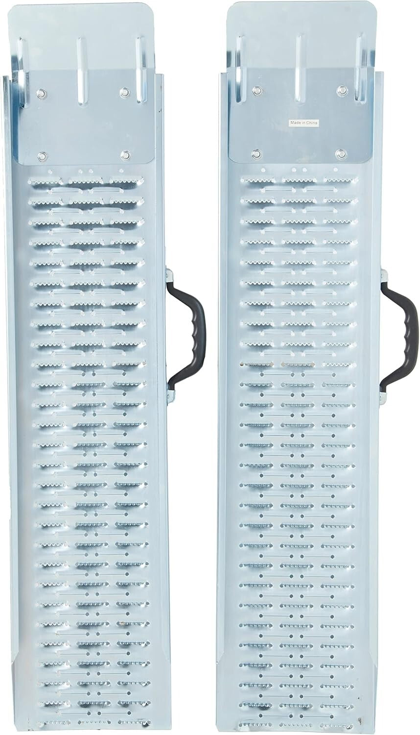 Set of 2 Steel Vehicle Loading Ramps - 1200 lbs Capacity for Pickup & Trailers