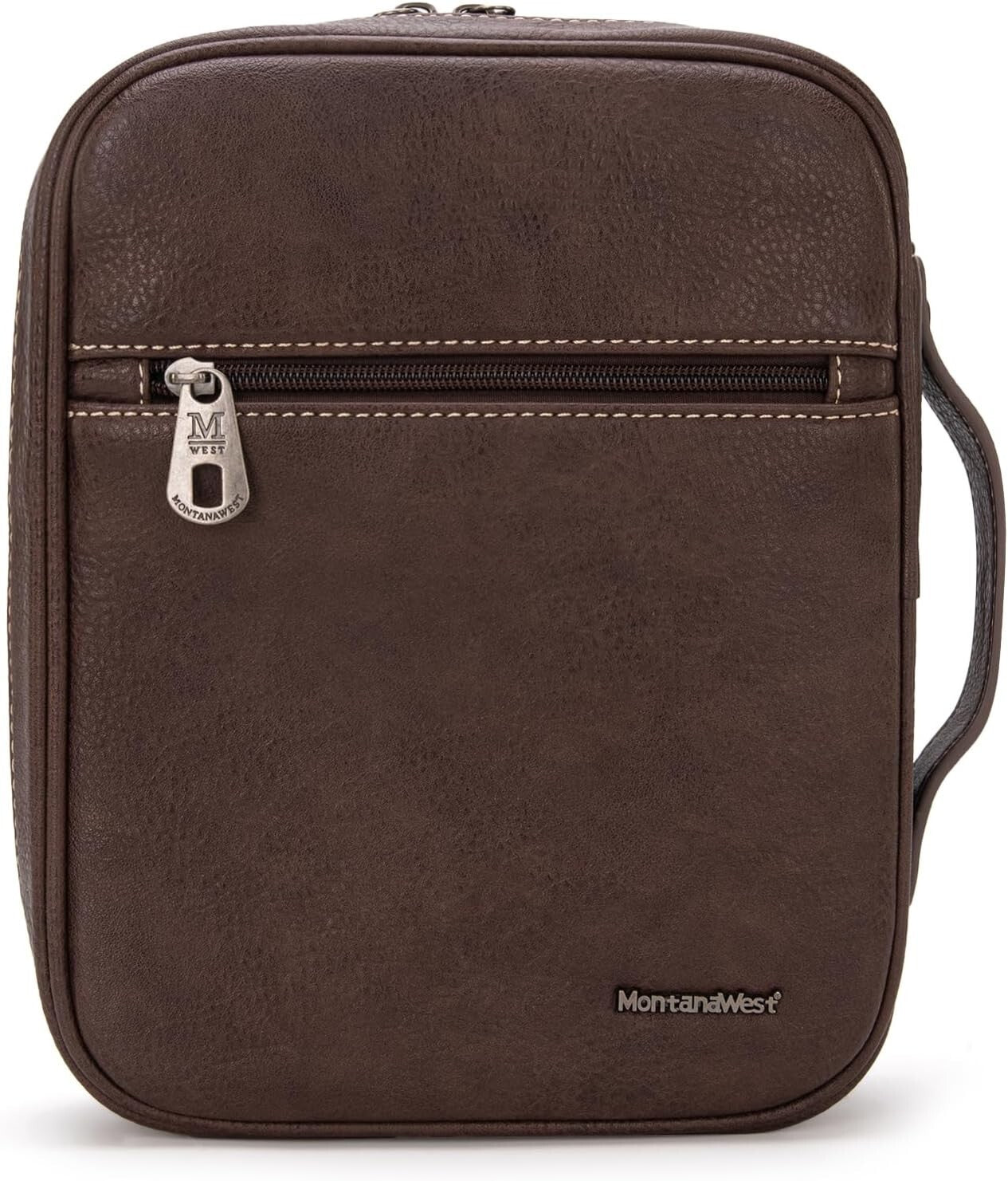 Stylish Vegan Leather Embroidered Bible Cover - Protection and Organization