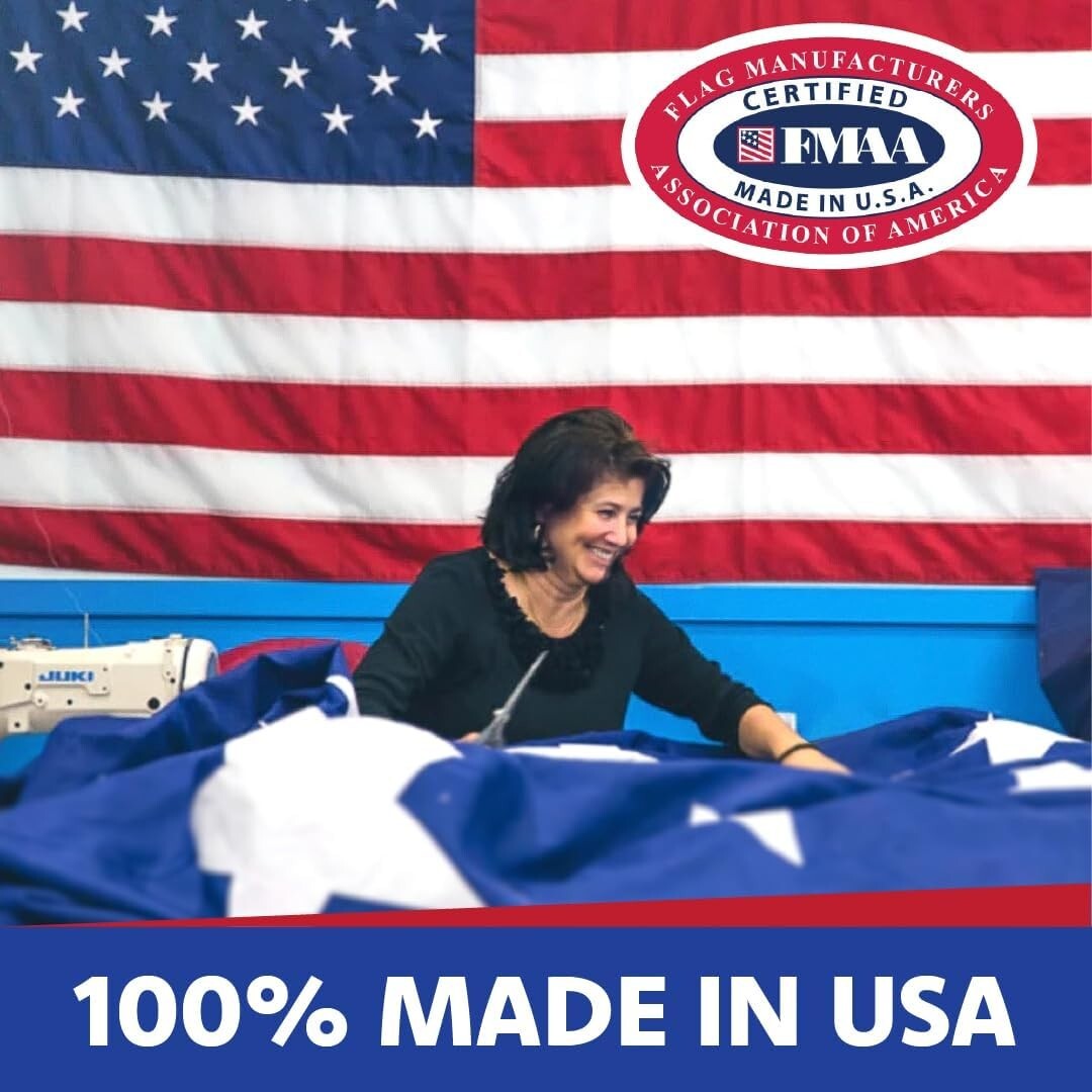 6x10 American Flag – Premium PolyMax Polyester for Indoor/Outdoor Display