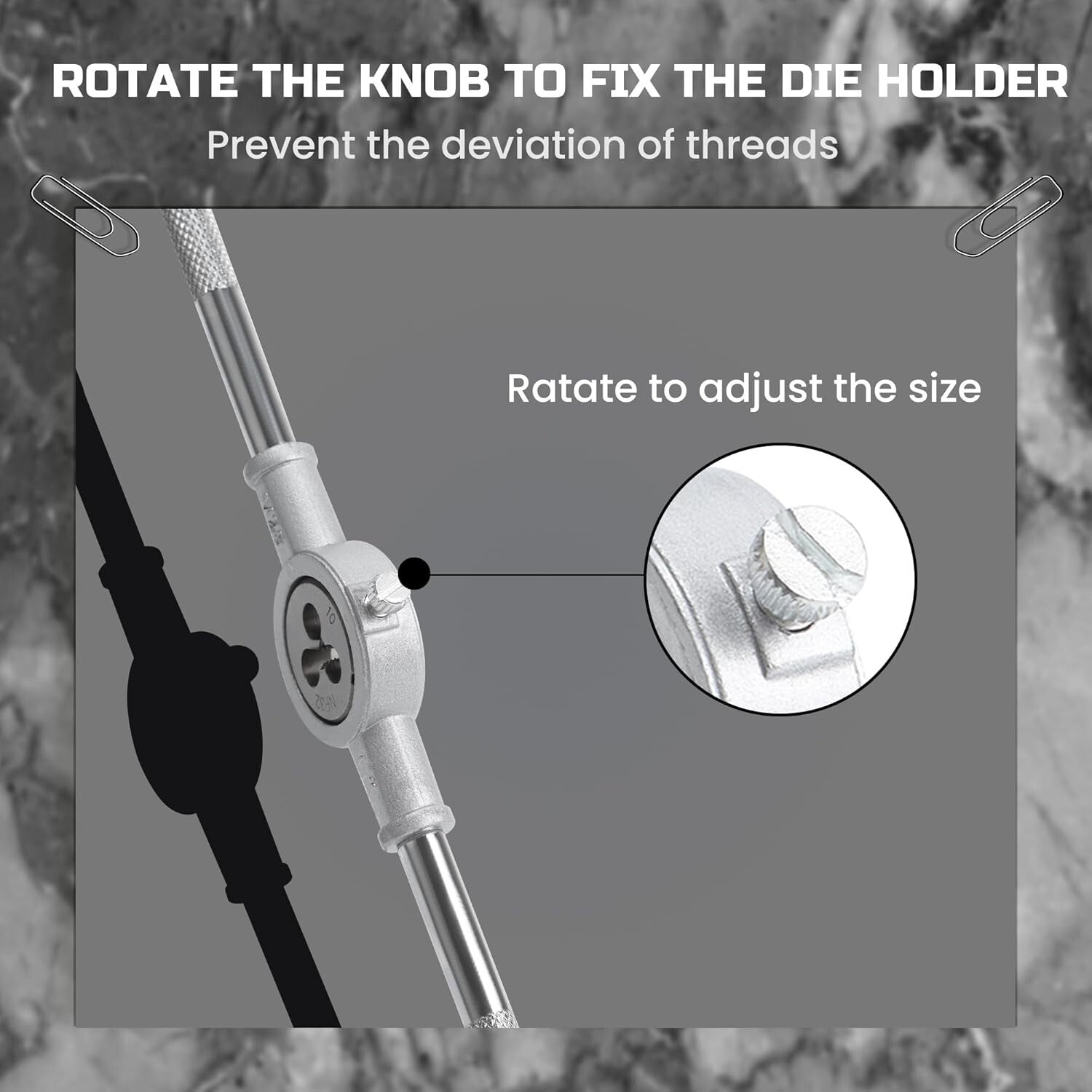 All-in-One 80 Piece Tap and Die Set for Internal & External Thread Repair
