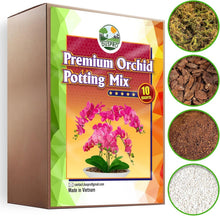 Load image into Gallery viewer, Complete Orchid Potting Kit with Natural Ingredients for Indoor Gardens - 10QT
