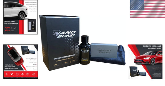 Hydrophobic 9H PRO Ceramic Coating Kit - Long-lasting High Gloss Automotive Care