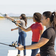 Load image into Gallery viewer, Portable 33 Spinning Reel &amp; Fiberglass 6ft Telescopic Rod - Fishing Convenience