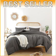 Load image into Gallery viewer, Super King Plus 128x120 Comforter and Pillowcases - Lightweight Boho Bedding Set