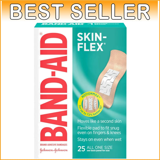 Flexible MotionMax Bandages – 25 Count Multipack, Waterproof & Comfortable