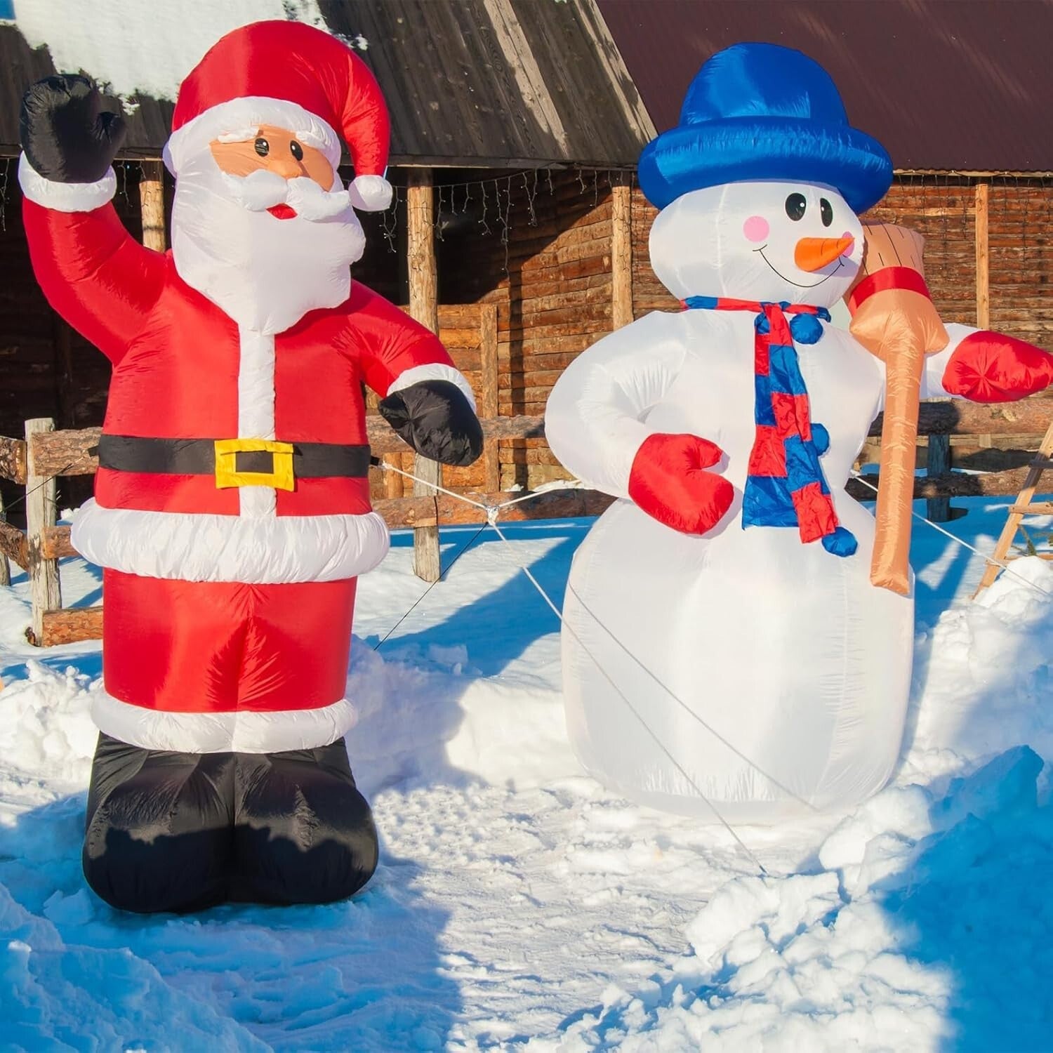 8" Luminous White Heavy Duty Tent Stakes - 40 Pcs for Secure Outdoor Anchoring