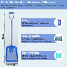 Load image into Gallery viewer, Sifting Shovel for Efficient Beach and Barn Cleaning - Ergonomic Comfort Handle