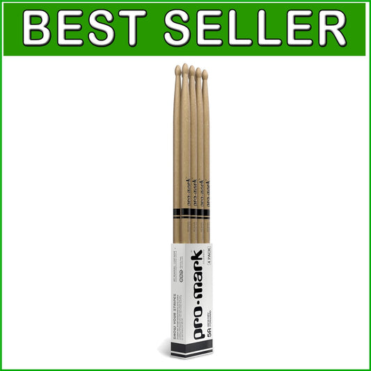 Buy 3 Pairs Get 1 Free: Classic Hickory 5A Drumsticks Set for All Drummers