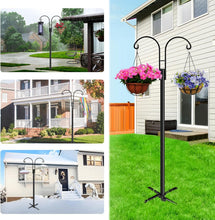 Load image into Gallery viewer, Adjustable Double Arm Garden Hooks - Versatile Support for Flower Baskets &amp; More