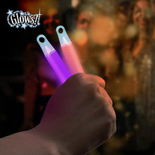 Load image into Gallery viewer, Super Bright Glow Sticks 100ct with Lanyards - Party Essentials for Hours of Fun