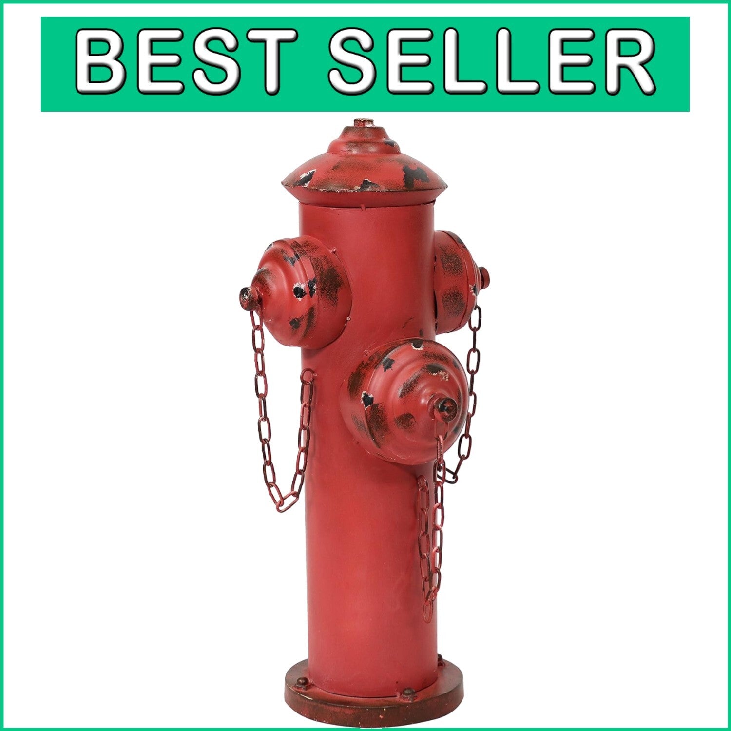 Charming Red Fire Hydrant Dog Pee Post - Outdoor Potty Training Solution