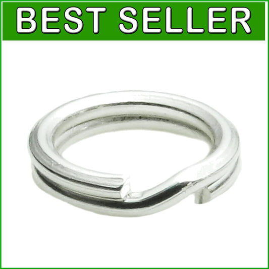 Durable 100pcs 7mm Authentic Silver Jump Rings - Hypoallergenic Jewelry Supplies