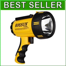 Load image into Gallery viewer, Rechargeable 10000mAh High Lumens Spotlight with 6 Modes for Outdoor Adventures