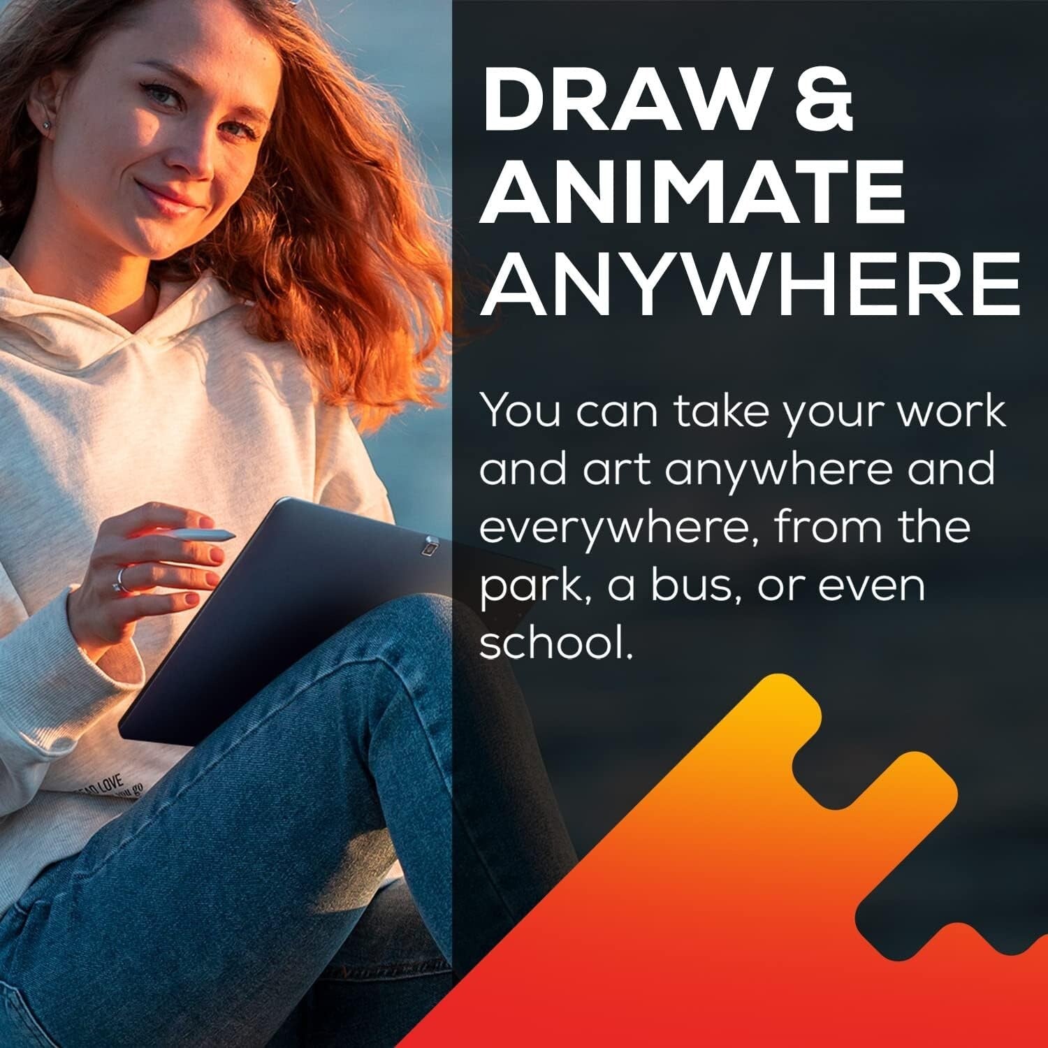 Portable 10-Inch Drawing Tablet with High-Resolution Screen – Ideal for Artists