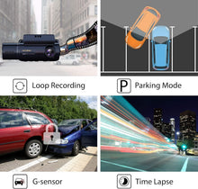 Load image into Gallery viewer, Full HD Dual Camera Car Dash Cam with Infrared Night Vision &amp; Supercapacitor