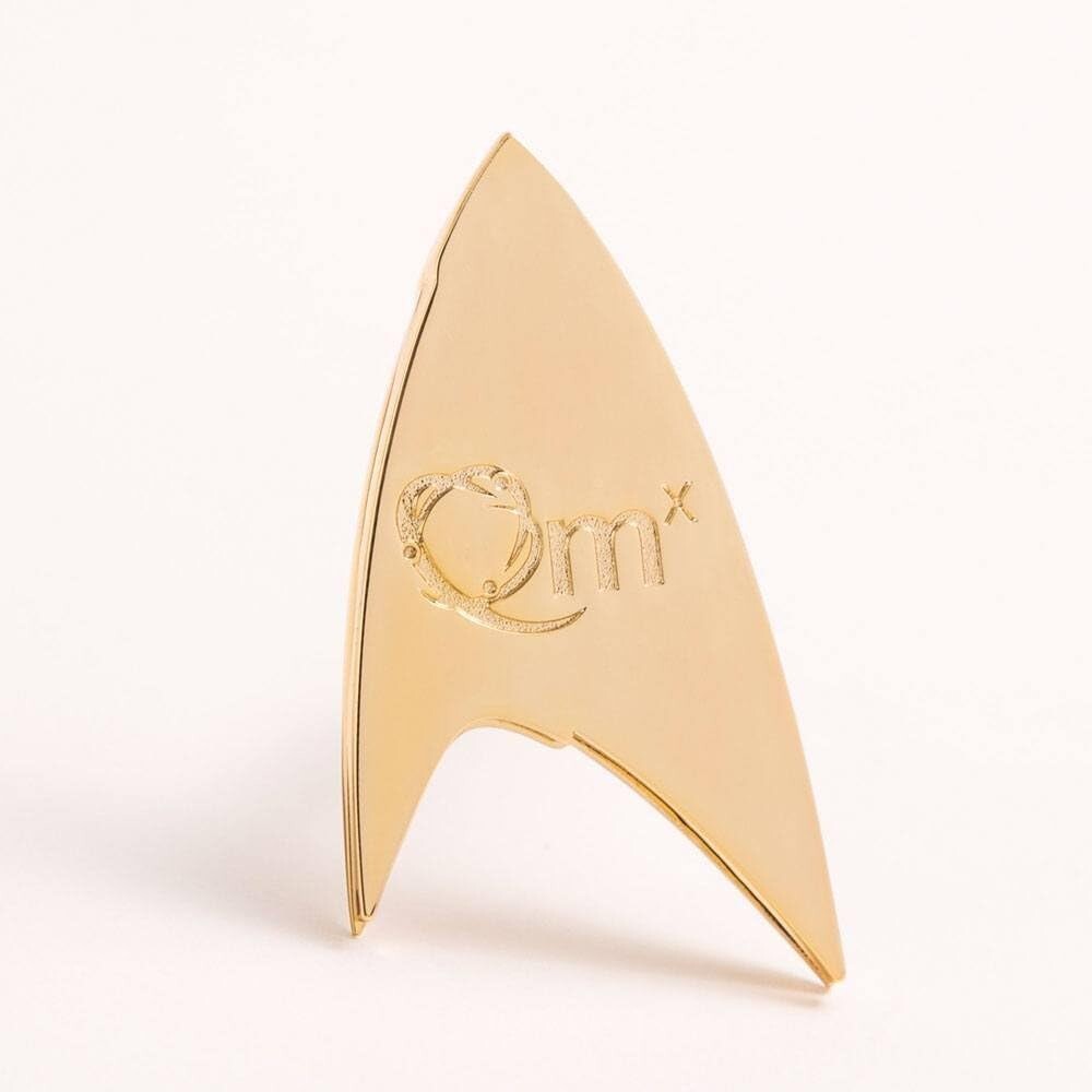 Versatile Star Trek Insignia Badge - Unique Split-Delta Design & Magnetic Clasp