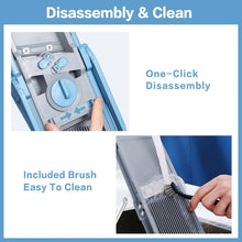 Load image into Gallery viewer, Collapsible Mandoline Slicer with Removable Stainless Steel Blades - Family Size