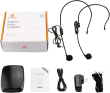 Load image into Gallery viewer, 10W Teacher Voice Amplifier with UHF Wireless &amp; Wired Microphones for Classrooms