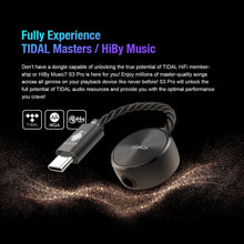 Load image into Gallery viewer, S3 PRO Portable Headphone Amplifier with 8X MQA Support - USB-C DAC Dongle