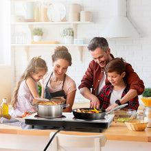 Load image into Gallery viewer, Portable Hot Plate with Dual Infrared Burners - Perfect for Student Homes &amp; RVs