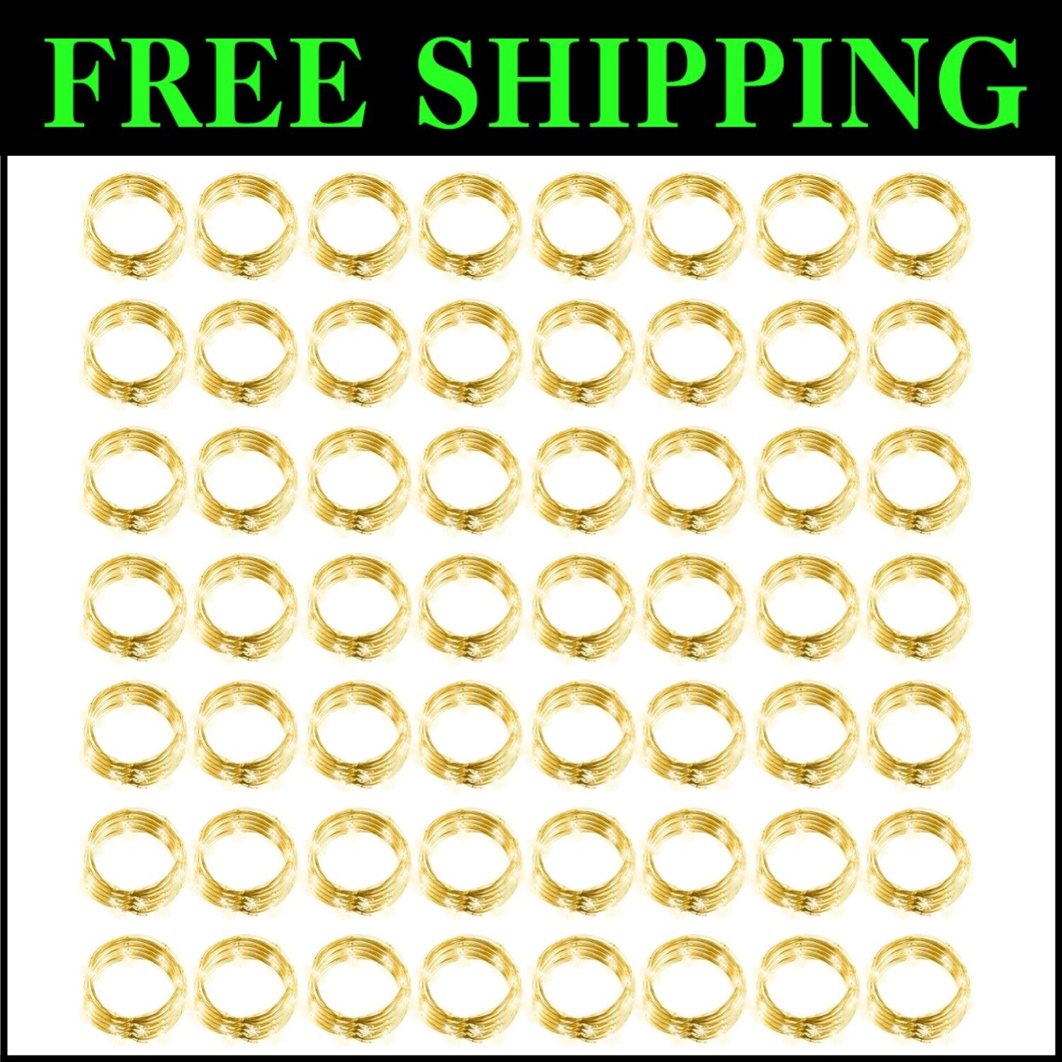 100 LED Battery Fairy Lights - Waterproof Twinkle Lights for Weddings & Events
