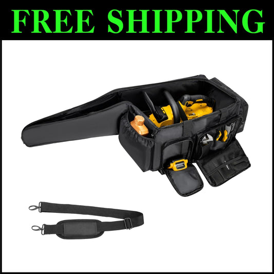 Premium Waterproof Chainsaw Case - Compatible with Dewalt, Greenworks, EGO Users