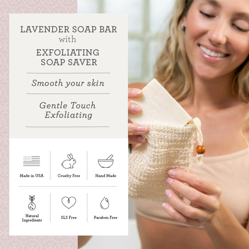 All-Natural 15 Piece Lavender Spa Gift Basket - Luxury Self-Care Essentials