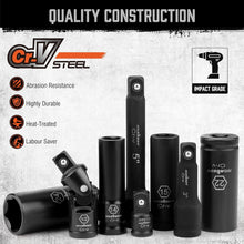Load image into Gallery viewer, Comprehensive 1/2-Inch Metric Deep Socket Set with Extension Bar &amp; Organizer