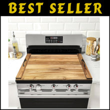 Load image into Gallery viewer, Elegant Acacia Wood Noodle Board Stove Cover - Space-Saving Kitchen Essential