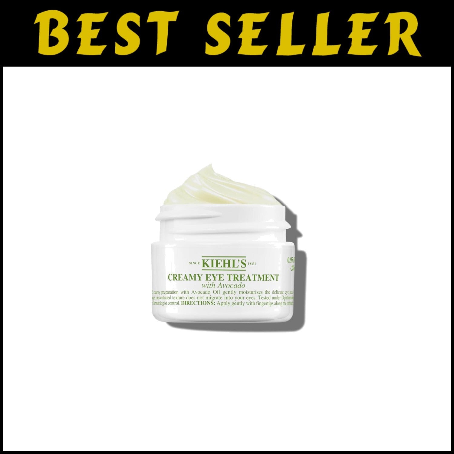 Revitalizing Avocado Eye Cream with Caffeine - 99% Naturally Derived Formula