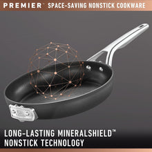 Load image into Gallery viewer, Durable Nonstick 5-Quart Saute Pan with Tempered Glass Lid -Elegant Black Finish
