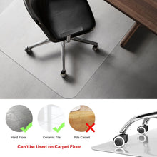Load image into Gallery viewer, PVC Clear Chair Mat 46" x 60" - Toxin-Free Flooring Protection for Home &amp; Office