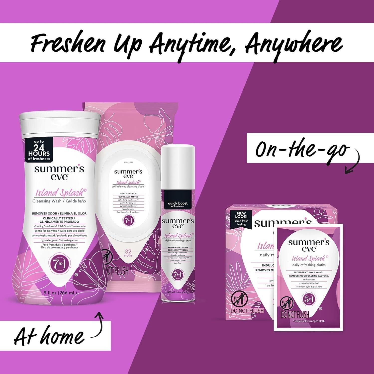 Island Splash Feminine Body Wash - Refreshing Daily Cleansing for Sensitive Skin