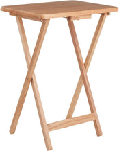 Load image into Gallery viewer, Transitional Design 2-Piece Snack Tray Table Set - Ideal for Small Spaces