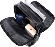 Load image into Gallery viewer, Compact Leather Messenger Bag with Multiple Pockets - Ideal for Travel &amp; Work