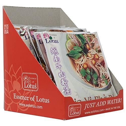 Authentic Beef Pho Soup Mix - Instant 12-Pack for Delicious Home Dining