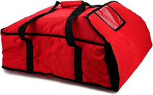 Load image into Gallery viewer, Insulated Pizza Delivery Bag with Transparent ID Window, 22" Heavy Duty Design