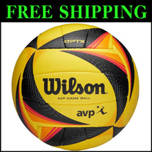 Load image into Gallery viewer, Lightweight AVP Game Volleyball - Official Yellow/Black for Competitive Play