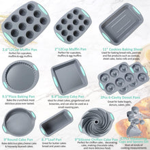 Load image into Gallery viewer, 27-Piece Silicone Baking Set - Non-Stick Bakeware with Measuring Cups &amp; Spoons