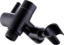 Load image into Gallery viewer, Elegant Oil Rubbed Bronze 3-Way Shower Arm Diverter with Solid Metal Holder