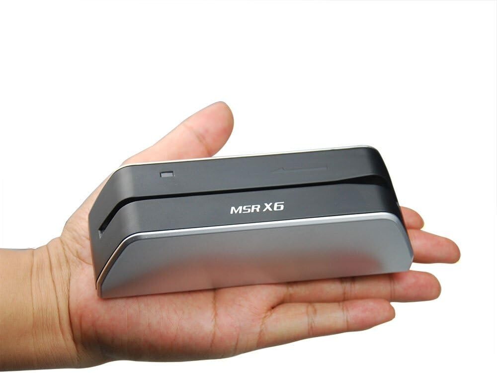 Plug & Play Magnetic Card Reader Writer - USB Powered, 20 Blank Cards Included