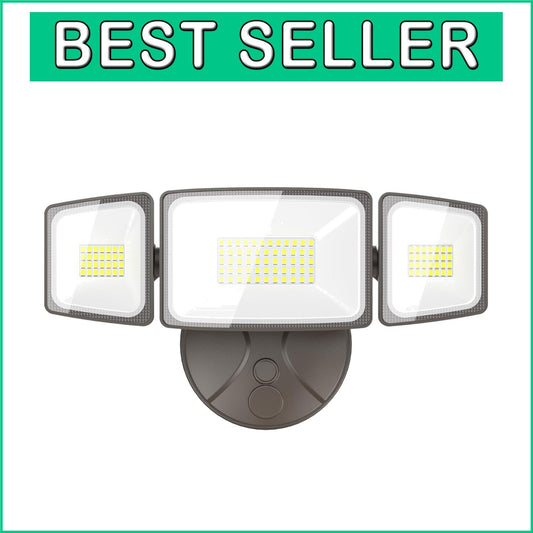 60W Outdoor LED Flood Light with 6000 Lumens - IP65 Waterproof Security Light