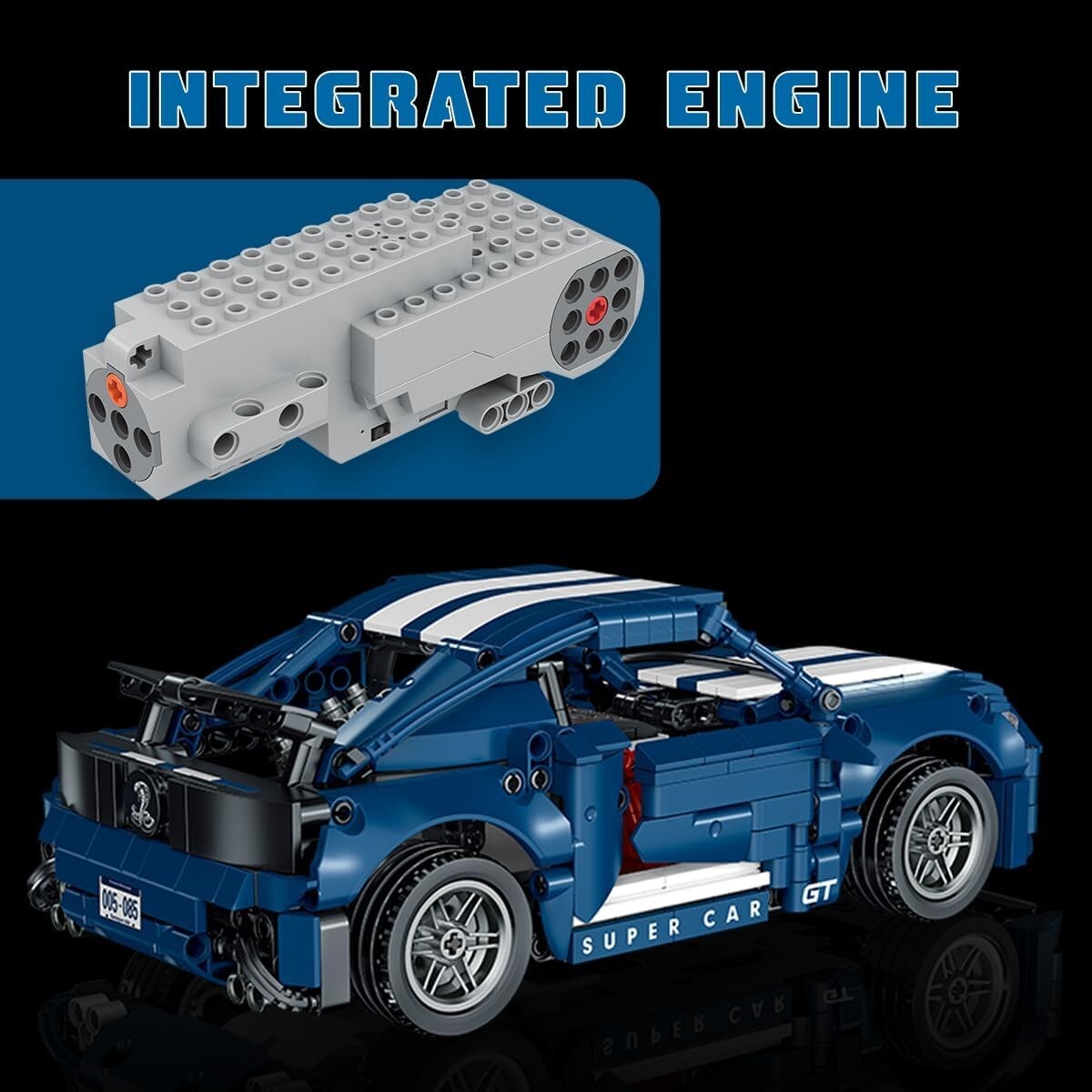 Build Your Own Remote Control Car Kit - 952 Piece STEM Project for Kids 8-12